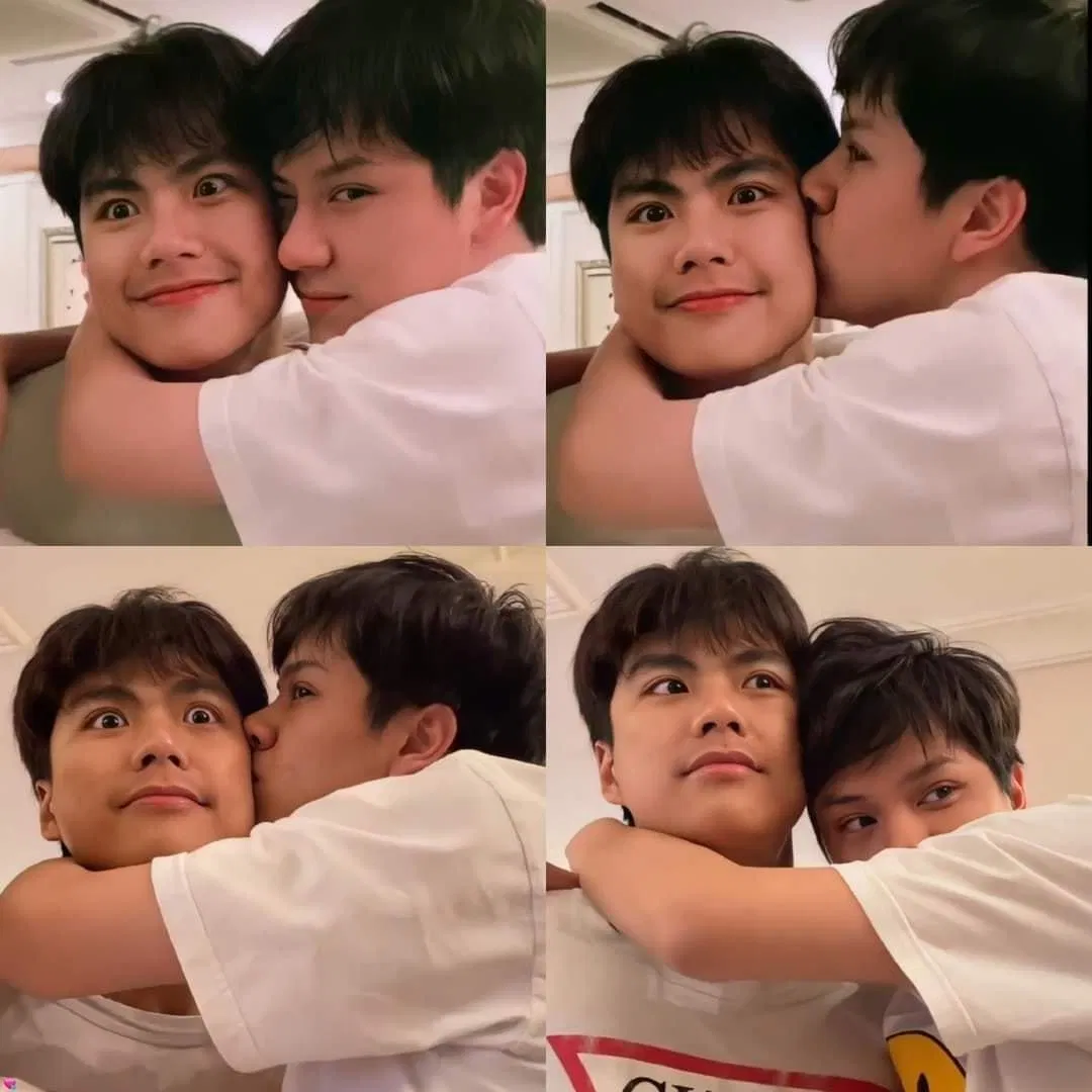 Tương tác ngoài đời của OhmNanon cũng rất thân thiết. (Ảnh: Internet)