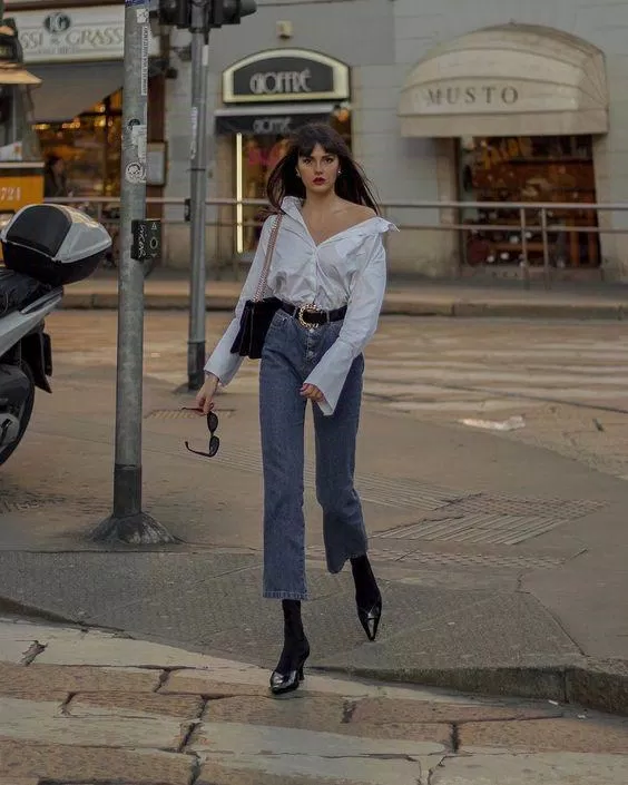 Áo sơ mi trắng là món đồ kinh điển làm nên phong cách của một quý cô Paris