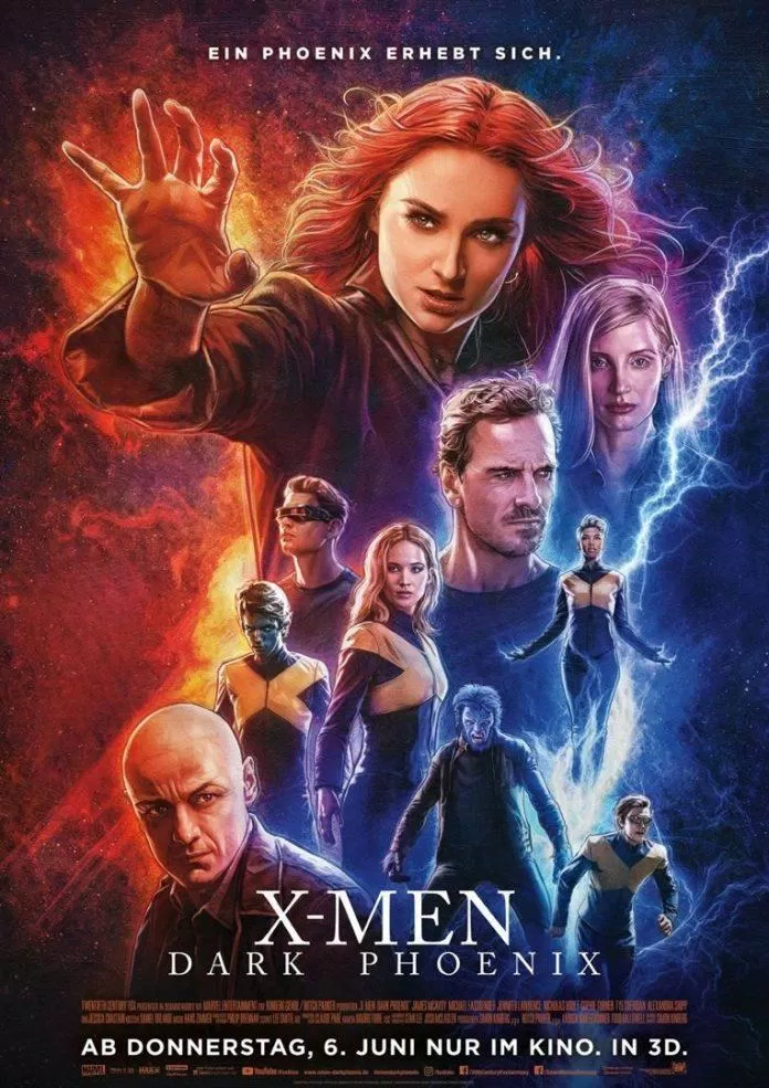 Poster chính thức của phim X-Men: Dark Phoenix (Ảnh: Internet)