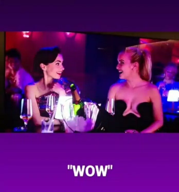 RM share màn trình diễn của Ashley Park trên Story với caption "Wow" (Nguồn: Internet) RM share màn trình diễn của Ashley Park trên Story với caption "Wow" (Nguồn: Internet)