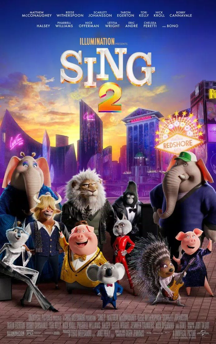 Poster phim Sing 2 - Đấu Trường Âm Nhạc 2 (Ảnh: Internet)