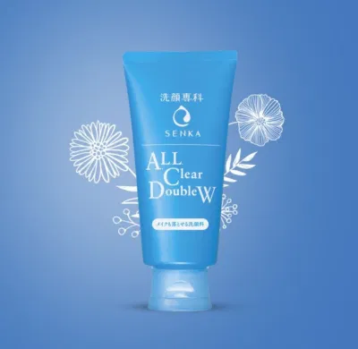 Sữa rửa mặt tẩy trang Senka All Clear Double W (Ảnh: Internet).