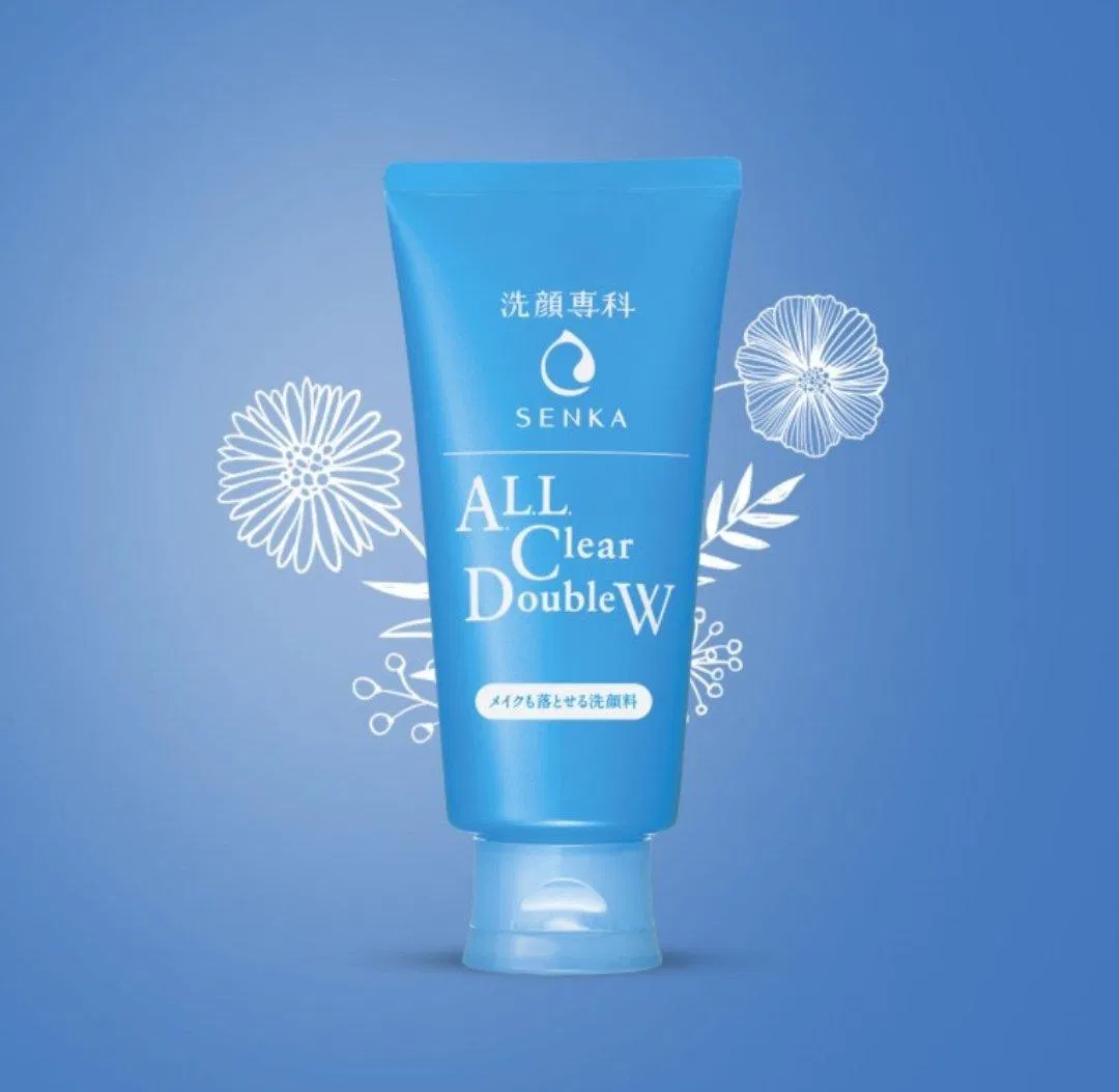Sữa rửa mặt tẩy trang Senka All Clear Double W (Ảnh: Internet).
