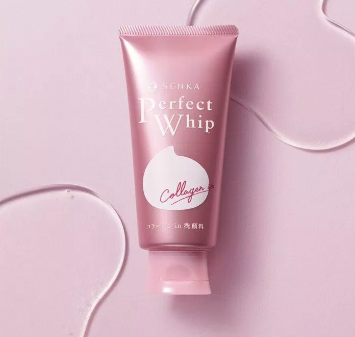 Sữa rửa mặt cấp ẩm, mịn da Senka Perfect Whip Collagen In (Ảnh: Internet).