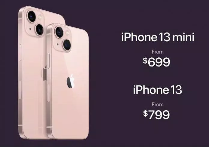 iPhone 13 mini có giá chỉ từ 699 USD (Ảnh: Internet).
