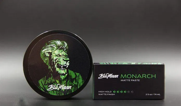 Sáp vuốt tóc Blumaan Monarch Matte Paste là lựa chọn yêu thích của nhiều phái mạnh trong việc tạo kiểu tóc. (nguồn internet)