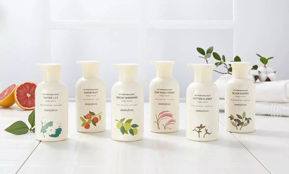 Sữa dưỡng thể Innisfree có khả năng lưu hương lâu cho người sử dụng (Nguồn: Internet)