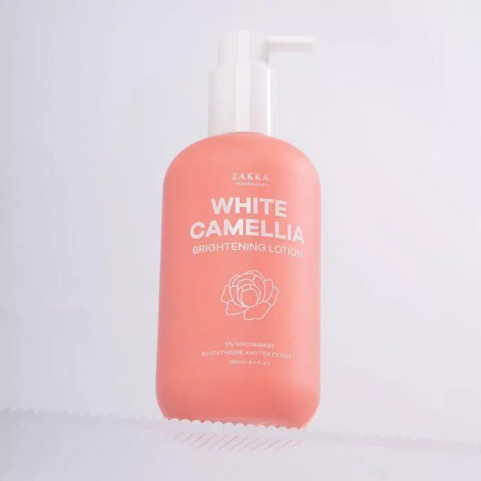 Sữa dưỡng thể sáng mịn da White Camellia Zakka Naturals. (Nguồn: Internet)