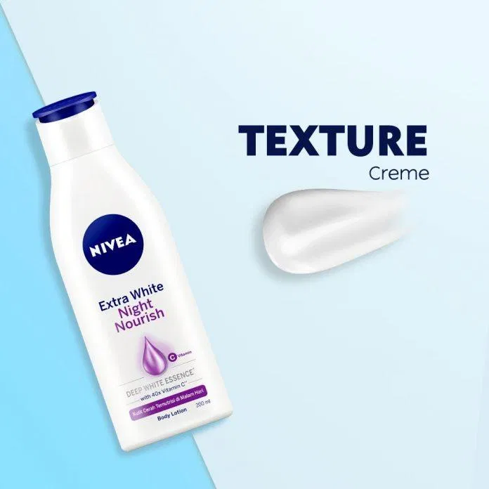 Sữa dưỡng thể ban đêm Nivea Extra White Night Nourish có khả năng làm trắng sáng da, giảm thâm sạm (Nguồn: Internet)