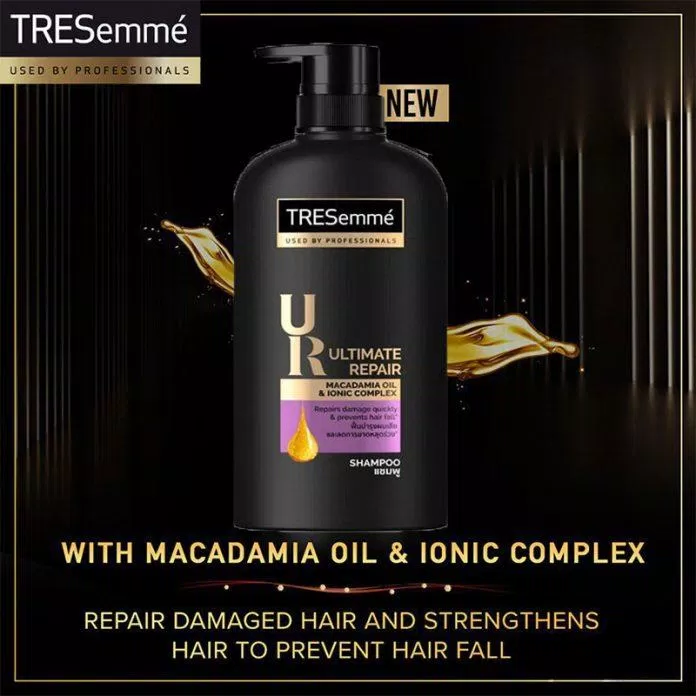 Dòng sản phẩm Tresemme ultimate repair ngăn ngừa rụng tóc và kích thích mọc tóc chỉ sau vài lần sử dụng. (nguồn:Internet).