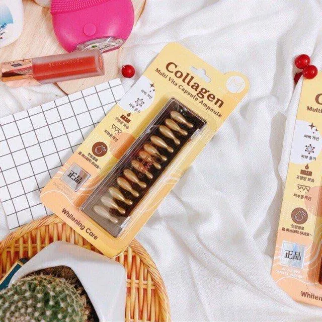 Multi Vita Ampoule bôi trực tiếp lên da có thể sử dụng thay thế cho mặt nạ (Nguồn: Internet) Multi Vita Ampoule bôi trực tiếp lên da có thể sử dụng thay thế cho mặt nạ (Nguồn: Internet)