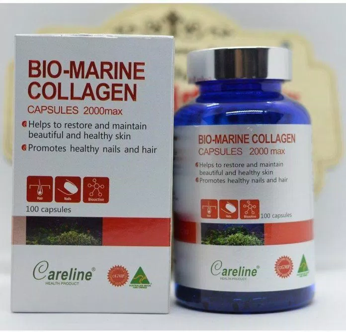 Viên uống Bio-Marine Collagen Careline có dạng viên dễ uống không bị gắt cổ khi dùng (Nguồn: Internet)