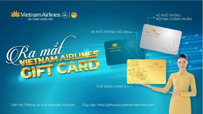 Vietnam Airlines đột phá với thẻ quà tặng dịch vụ hàng không tiên phong tại Việt Nam. (Ảnh: Internet)