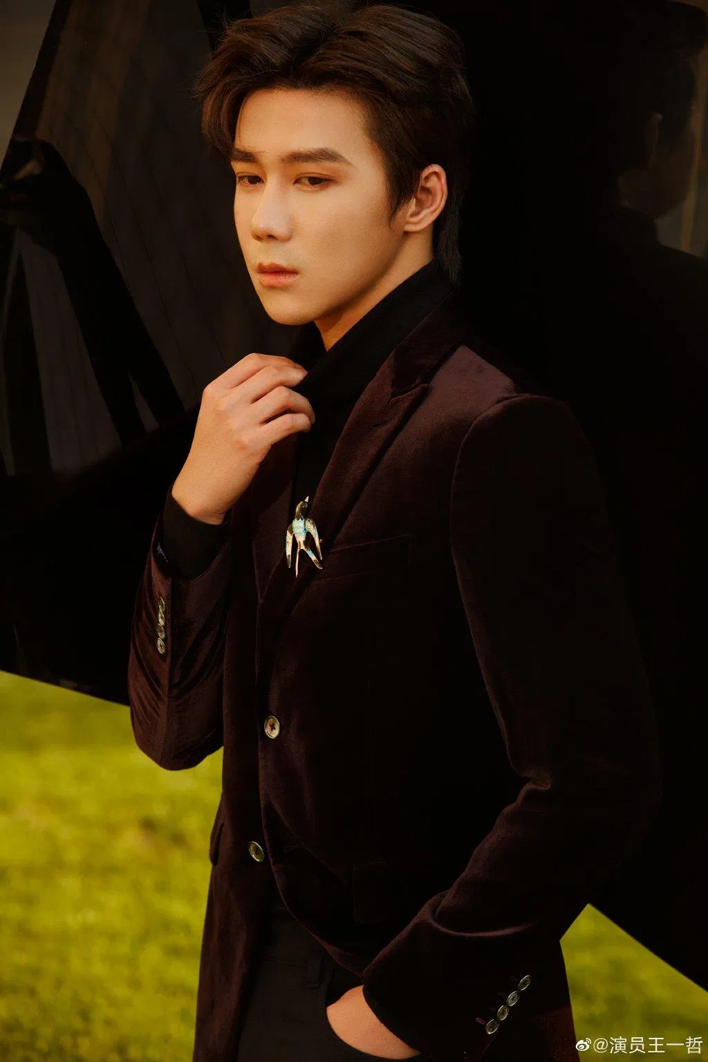 Chàng nam phụ Vương Nhất Triết trong phim mới Thượng Thực (Ảnh: Weibo)