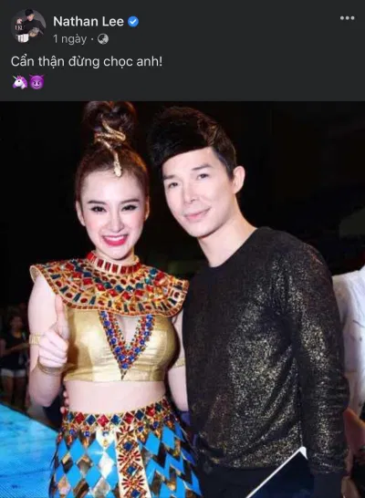 Nathan Lee cảnh báo Phương Trinh (Ảnh: Internet) Nathan Lee cảnh báo Phương Trinh (Ảnh: Internet)