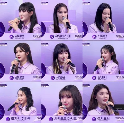 Các cô gái được gọi tên trong đêm chung kết Girls Planet 999 (Nguồn: Internet). Các cô gái được gọi tên trong đêm chung kết Girls Planet 999 (Nguồn: Internet).