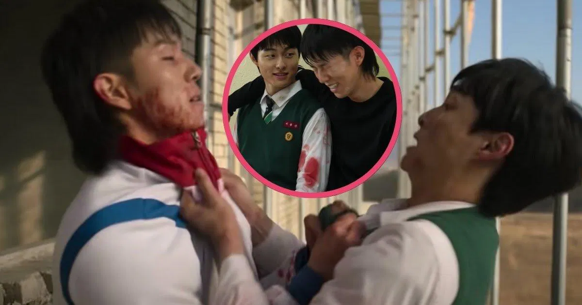 Trên màn ảnh là thế nhưng ngoài đời hai diễn viên thân thiết và trêu đùa nhau (Nguồn: Internet) Trên màn ảnh là thế nhưng ngoài đời hai diễn viên thân thiết và trêu đùa nhau (Nguồn: Internet)