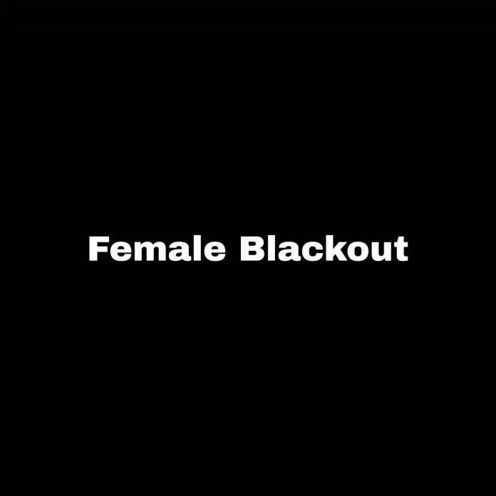 Avatar đen cho chiến dịch Female Blackout. (Ảnh: Internet)