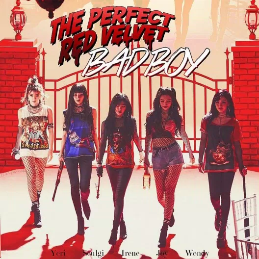 Red Velvet làm mới mình với chất liêu trai trong Bad Boy. (Nguồn: Internet) Red Velvet làm mới mình với chất liêu trai trong Bad Boy. (Nguồn: Internet)