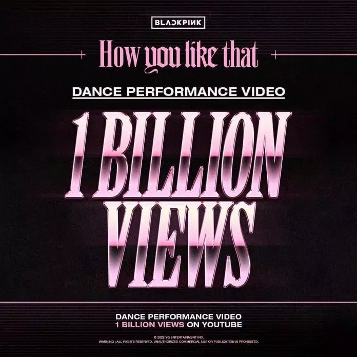 BLACKPINK với video dance đầu tiên đạt 1 tỷ lượt view trong lịch sử. (Nguồn: Internet).