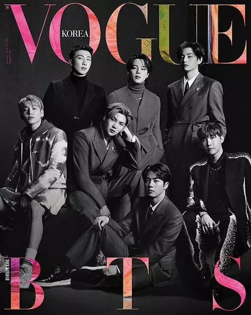 BTS xuất hiện trên bìa tạp chí Vogue Korea (Nguồn: Instagram @voguekorea)