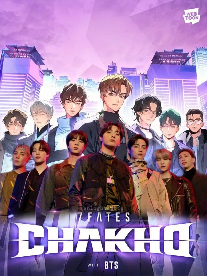 Webtoon "7Fates: Chakho" của BTS hiện đang đăng tải đến tập 4 (Nguồn: Internet) Webtoon "7Fates: Chakho" của BTS hiện đang đăng tải đến tập 4 (Nguồn: Internet)