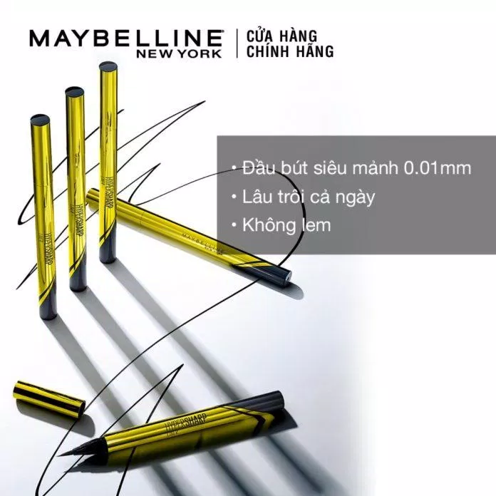 Bút kẻ mắt Maybelline Hyper Sharp Laser Eyeliner (Nguồn: Internet)