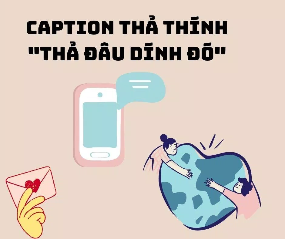 Caption thả thính siêu "dính" dành cho các bạn trẻ (Ảnh: BlogAnchoi)