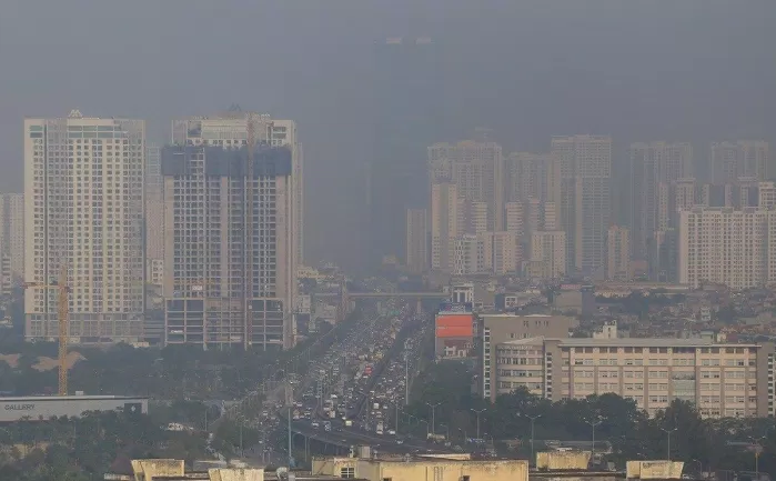 Trong những năm gần đây, chất lượng không khí ở Hà Nội liên tục được ghi nhận là kém (Ảnh: Internet)