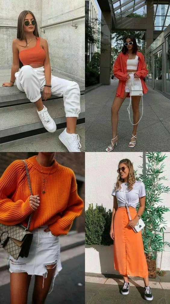 Công thức phối màu cam và màu trắng (nguồn: internet)