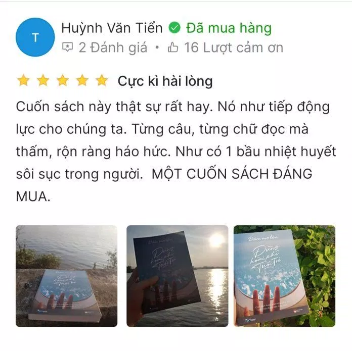 Cảm nhận của độc giả (Nguồn: BlogAnChoi)