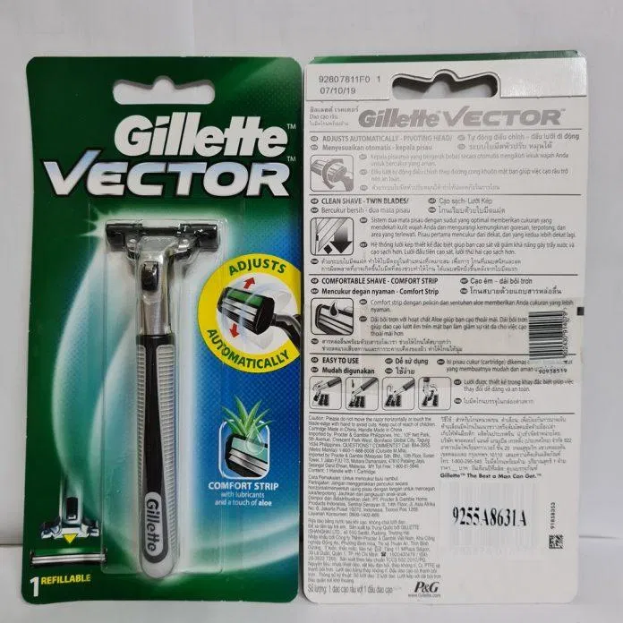 Dao cạo râu Gillette Vector có thiết kế hiện đại và nhiều cải tiến mới (ảnh: internet) Dao cạo râu Gillette Vector có thiết kế hiện đại và nhiều cải tiến mới (ảnh: internet)