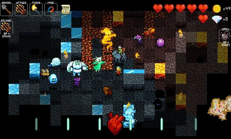 Game roguelike phải di chuyển theo đường có sẵn (Ảnh: Internet). Game roguelike phải di chuyển theo đường có sẵn (Ảnh: Internet).