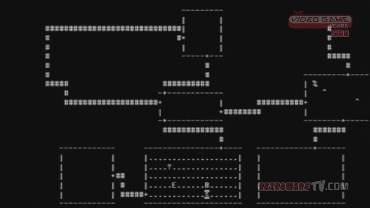 Game Rogue thời xưa có đồ họa rất thô sơ (Ảnh: Internet). Game Rogue thời xưa có đồ họa rất thô sơ (Ảnh: Internet).