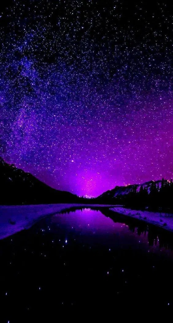 Hình nền điện thoại dòng sông và bầu trời galaxy (Ảnh: Internet) Hình nền điện thoại dòng sông và bầu trời galaxy (Ảnh: Internet)