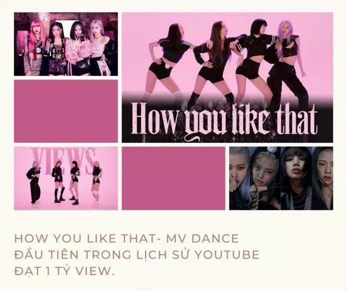 "How you like that" đạt tỷ view trên YouTube (Ảnh: Internet).
