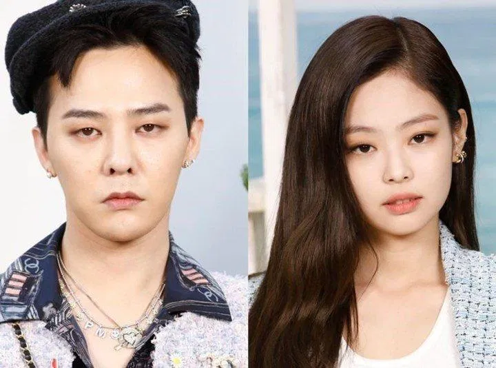 G-Dragon và Jennie (BLACKPINK) (Nguồn Internet).
