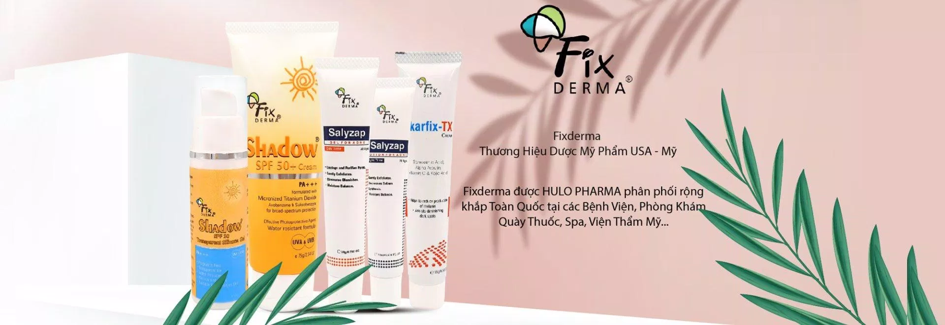 Thương hiệu mỹ phẩm nổi tiếng an toàn cho mọi làn da - Fixderma (ảnh: internet)