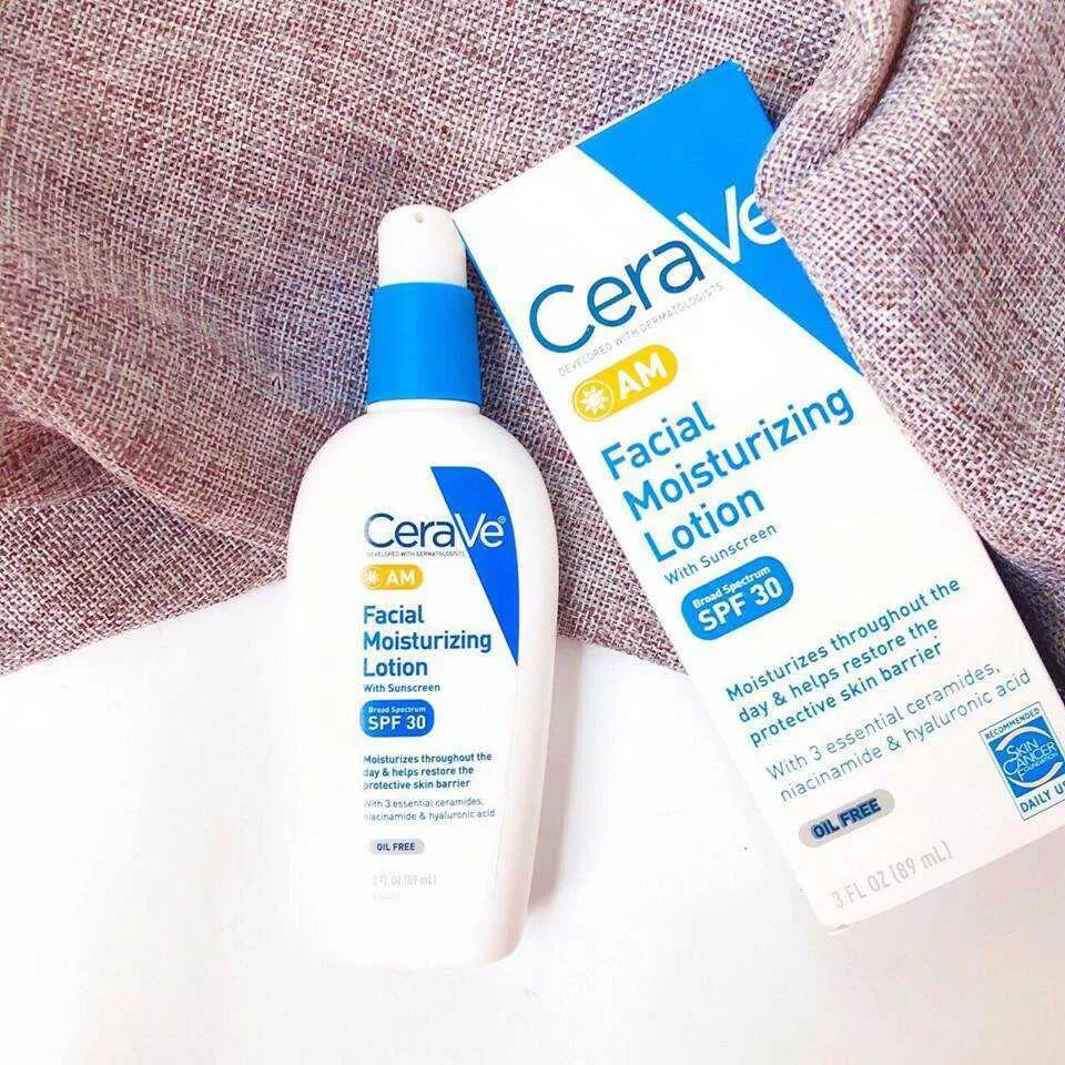 Kem dưỡng ẩm ban ngày Cerave CeraVe AM Facial Moisturizing Lotion SPF30 [Nguồn: Internet].