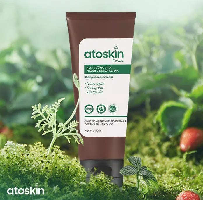 Kem dưỡng sau tẩy lông Atoskin Cream (Ảnh: Internet).