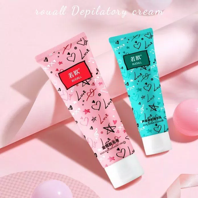 Kem tẩy lông nách RUOALL với bao bì vô cùng đáng yêu và bắt mắt (Nguồn: internet)