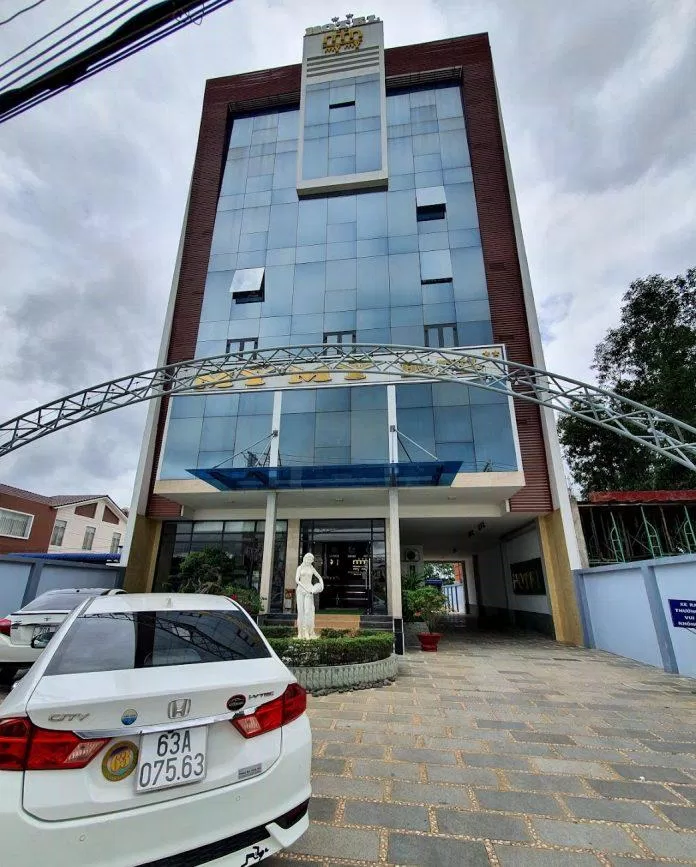 Bên ngoài của khách sạn. (Ảnh: Internet)