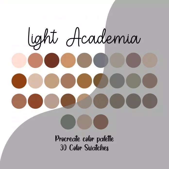 Màu sắc Light Academia (Nguồn: Internet).