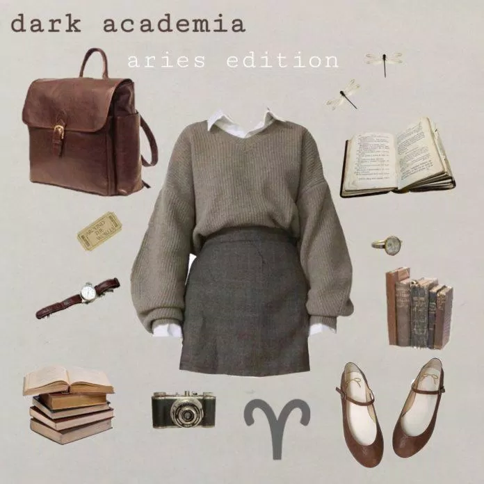 Một số món phụ kiện trong set đồ Light Academia (Nguồn: Internet).