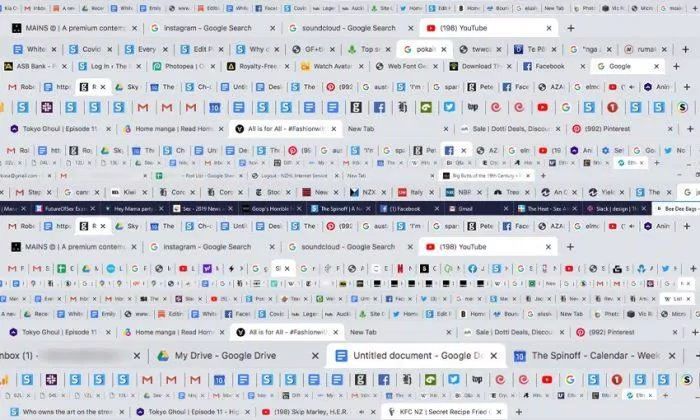 Máy tính của bạn mở được bao nhiêu tab? (Ảnh: Internet).