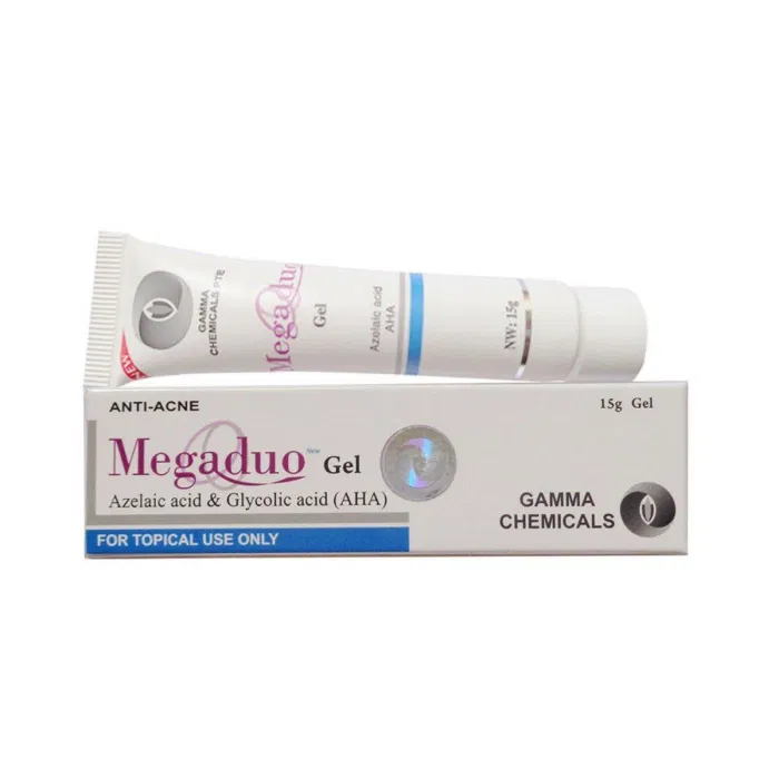 Gel trị mụn Megaduo với Azelaic Acid và AHA (Ảnh: Internet) Gel trị mụn Megaduo với Azelaic Acid và AHA (Ảnh: Internet)