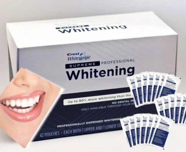 Miếng dán trắng răng Crest 3D White Supreme Professional có khả năng làm trắng cực tốt (ảnh: internet) Miếng dán trắng răng Crest 3D White Supreme Professional có khả năng làm trắng cực tốt (ảnh: internet)