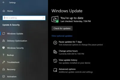 Kiểm tra cập nhật trong Windows (Ảnh: Internet). Kiểm tra cập nhật trong Windows (Ảnh: Internet).