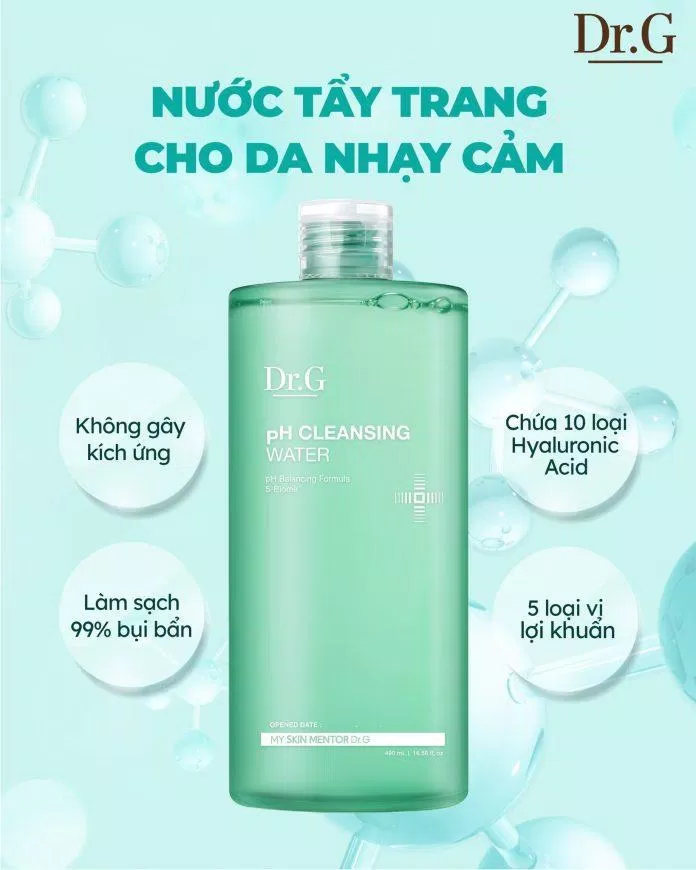 Nước tẩy trang Dr.G
