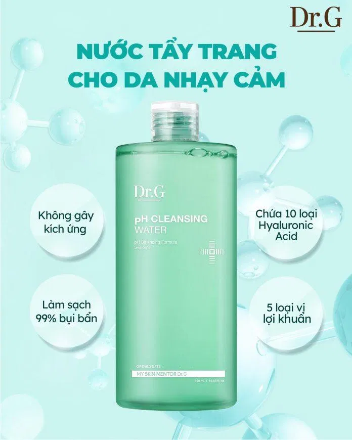 Nước tẩy trang Dr.G